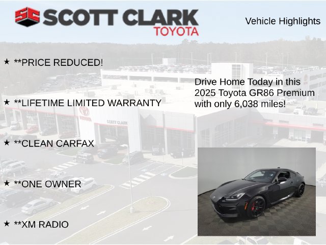 Used 2025 Toyota GR86 Premium w/ Performance Package RWD image 12