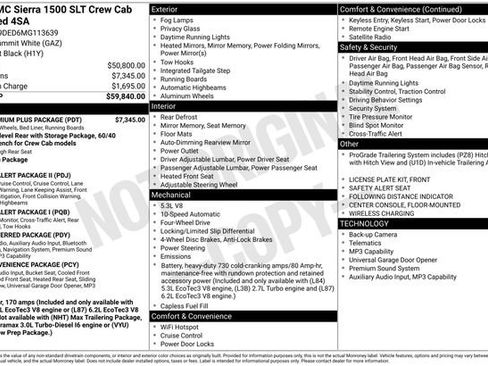 Used 2021 GMC Sierra 1500 SLT w/ SLT Premium Plus Package image 35