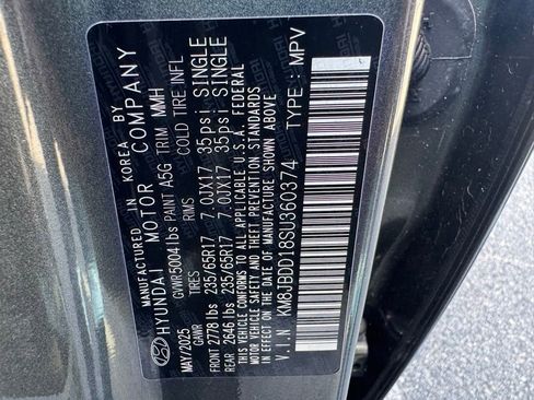 Used 2025 Hyundai Tucson Blue image 40