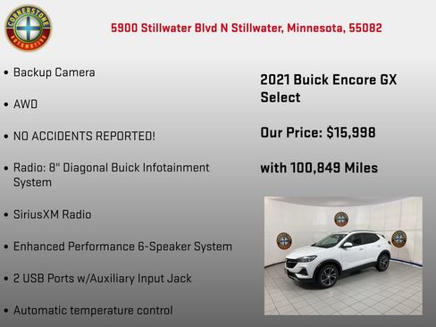 Used 2021 Buick Encore GX Select AWD/4WD image 5