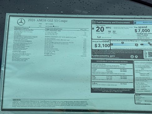 Certified 2026 Mercedes-Benz GLE 53 AMG 4MATIC Coupe image 30