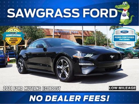 Certified 2021 Ford Mustang Coupe RWD image 1