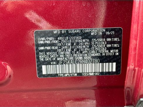 Certified 2024 Subaru Forester Limited AWD/4WD image 31