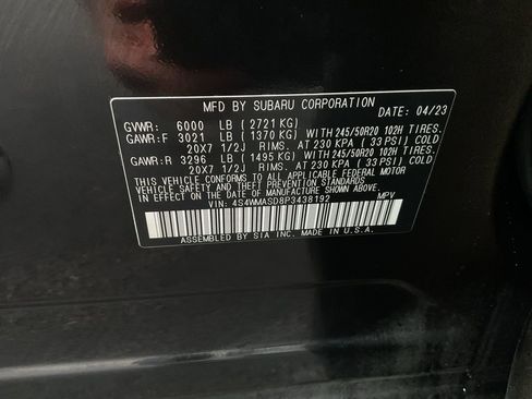 Used 2023 Subaru Ascent Limited image 39