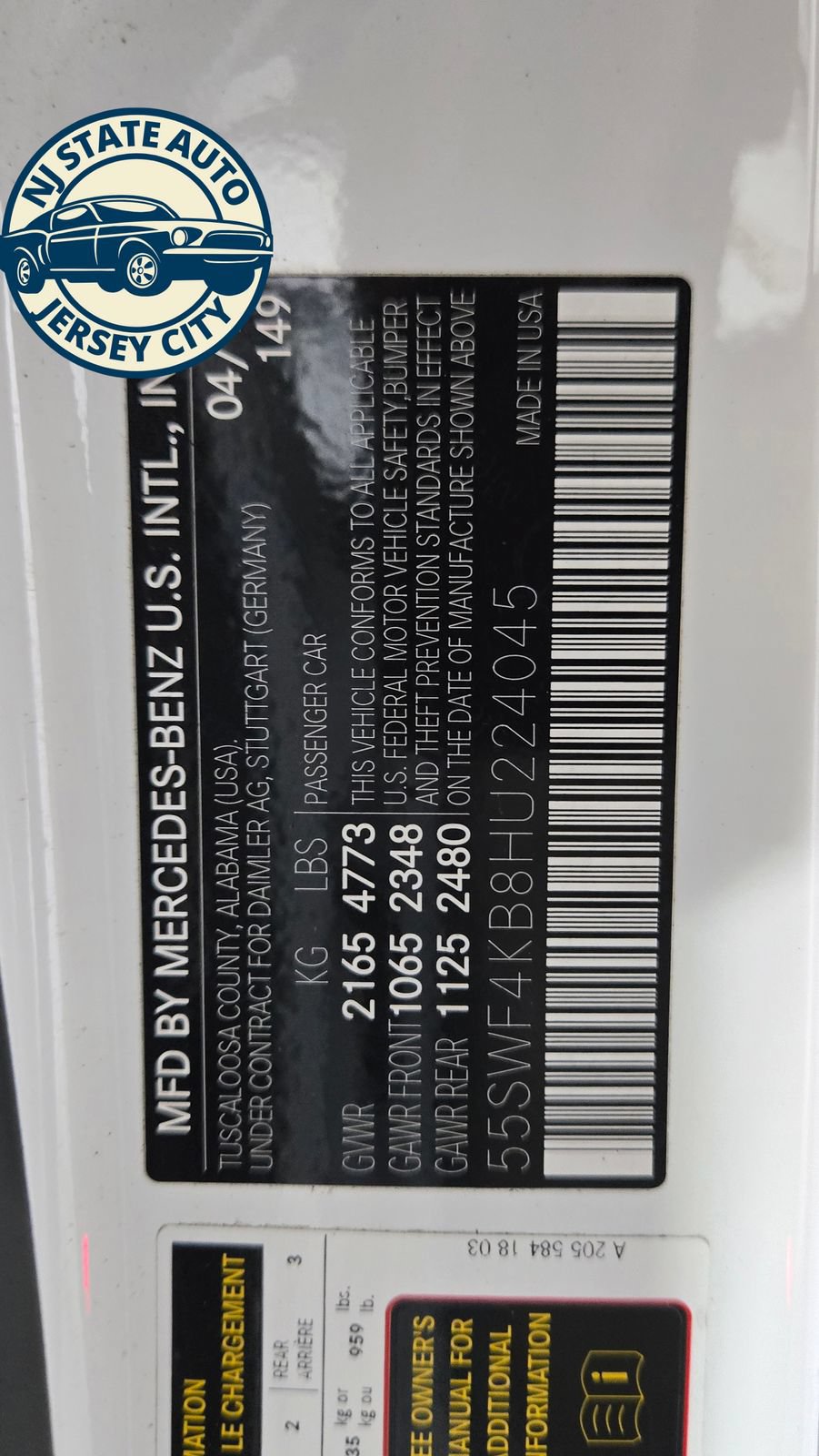 Used 2017 Mercedes-Benz C 300 4MATIC Sedan w/ Premium 1 Package image 23
