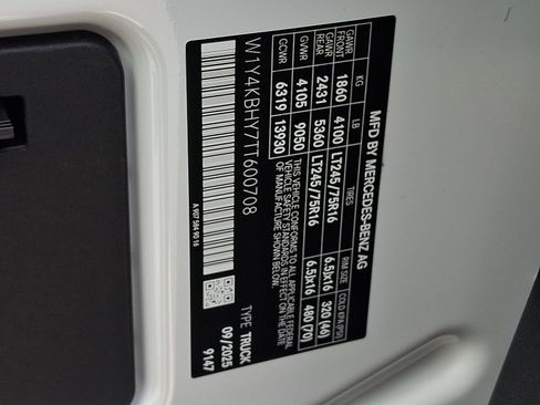 New 2026 Mercedes-Benz Sprinter 2500 image 17