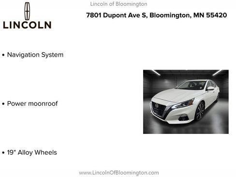 Used 2020 Nissan Altima 2.5 Platinum image 5