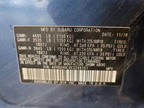 Used 2019 Subaru Outback 2.5i Limited w/ Popular Package #2 AWD/4WD image 23
