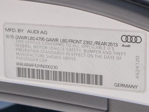 Used 2017 Audi A4 2.0T Premium w/ Audi MMI Navigation Plus image 36