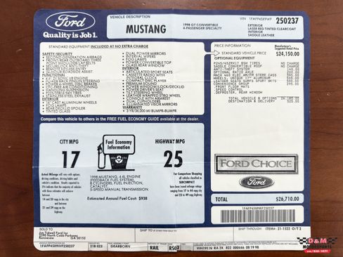 Used 1998 Ford Mustang GT image 57