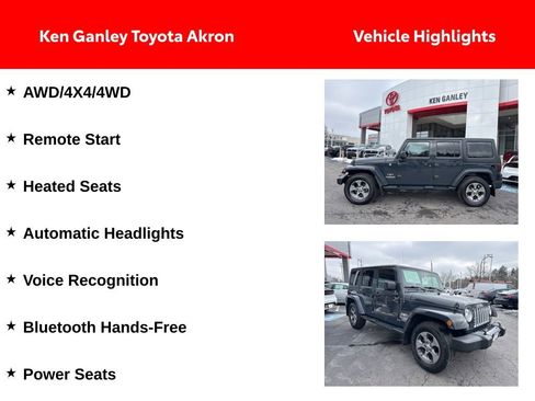 Used 2017 Jeep Wrangler Unlimited Sahara w/ Connectivity Group image 2