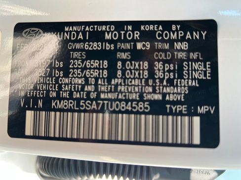 New 2026 Hyundai Palisade FWD Hybrid image 38