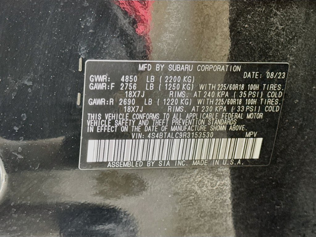 Used 2024 Subaru Outback Onyx Edition AWD/4WD image 42