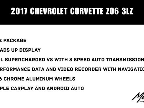 Used 2017 Chevrolet Corvette Z06 RWD image 2