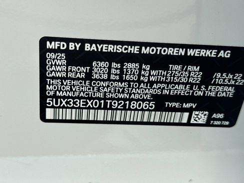 New 2026 BMW X6 xDrive40i w/ Executive Package image 18