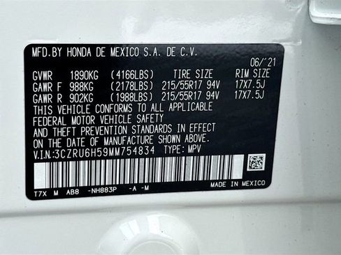 Used 2021 Honda HR-V EX image 32