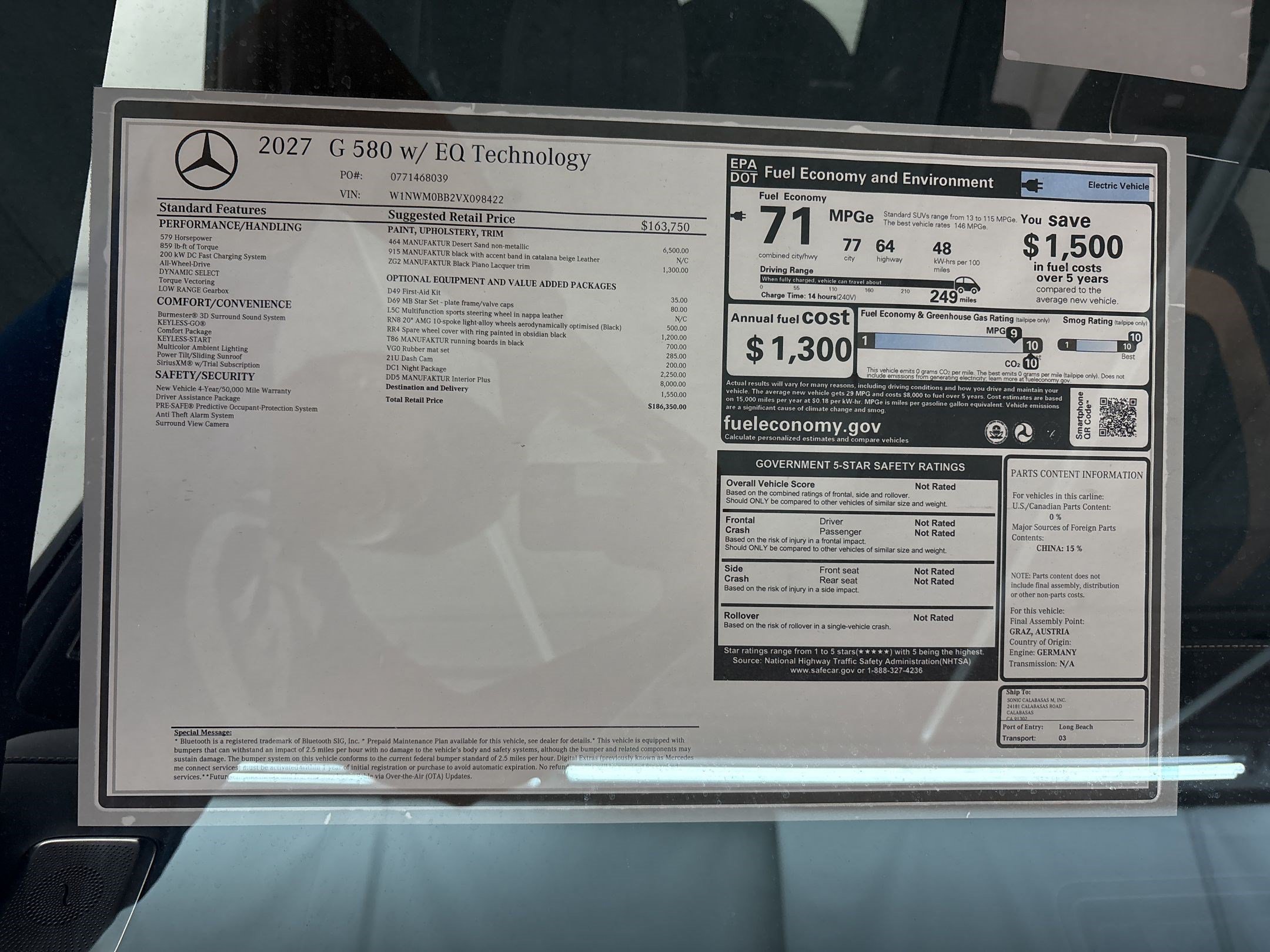 New 2027 Mercedes-Benz G 580 e image 31