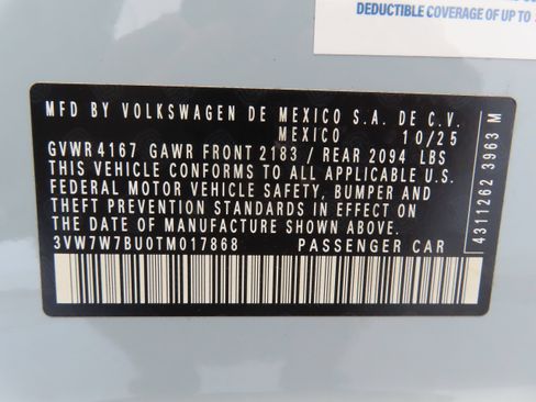New 2026 Volkswagen Jetta SE FWD image 28