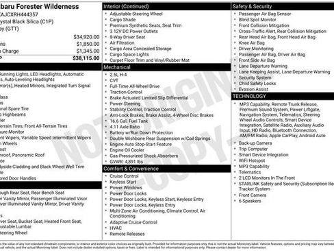 Used 2024 Subaru Forester Wilderness AWD/4WD image 27