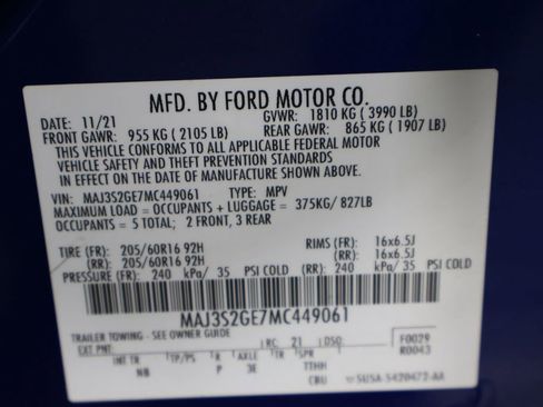 Used 2021 Ford EcoSport SE image 33