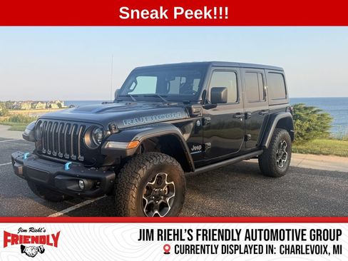 Used 2023 Jeep Wrangler Unlimited Rubicon 4xe w/ Steel Bumper Group AWD/4WD image 1