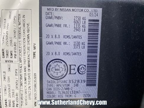 Used 2024 INFINITI QX60 Luxe image 52