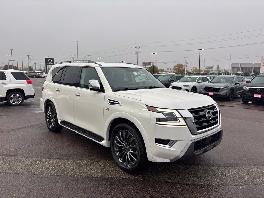 Used 2021 Nissan Armada Platinum w/ Captain's Chairs Package AWD/4WD image 3