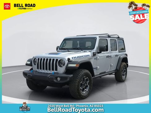 Used 2023 Jeep Wrangler Unlimited Rubicon 4xe w/ Cold Weather Group AWD/4WD image 1