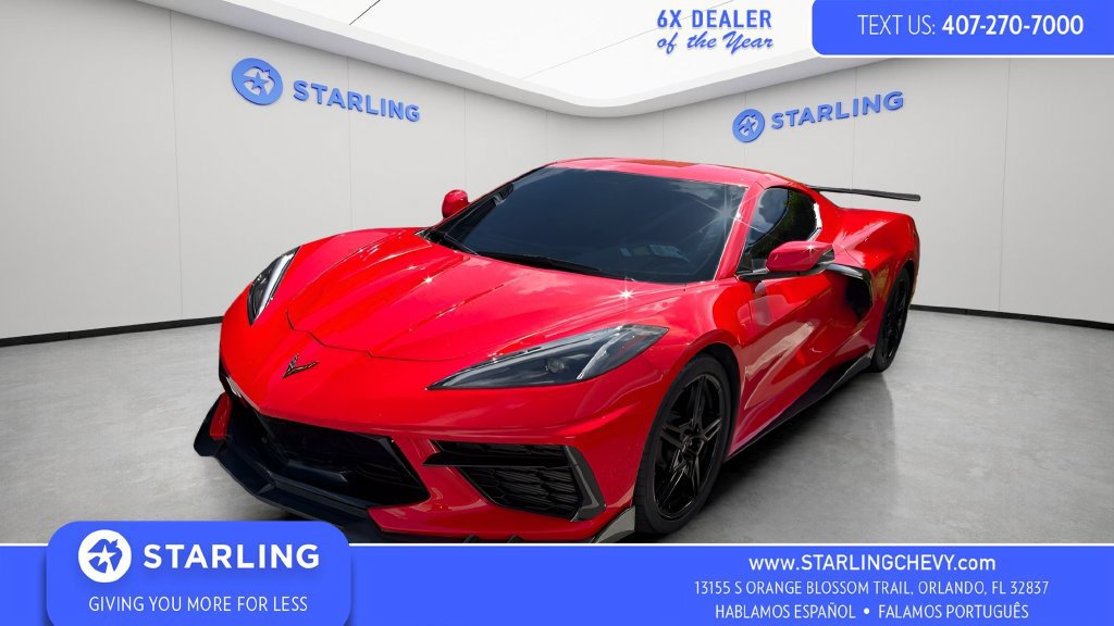 Used 2022 Chevrolet Corvette Stingray Coupe w/ Battery Protection Package RWD image 1