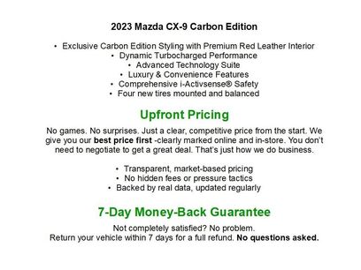 Used 2023 MAZDA CX-9 Carbon Edition