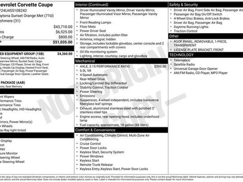 Used 2005 Chevrolet Corvette Coupe w/ Preferred Equipment Group image 4