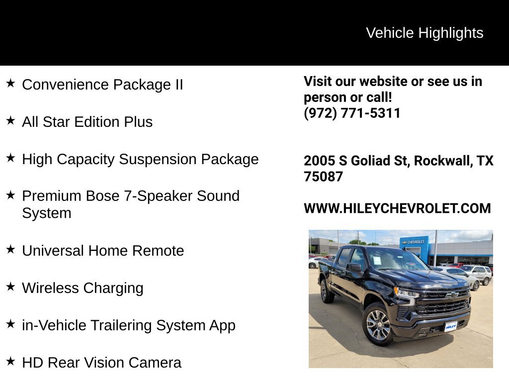 New 2026 Chevrolet Silverado 1500 RST w/ All Star Edition Plus RWD image 9