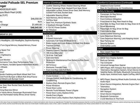Used 2025 Hyundai Palisade SEL AWD/4WD image 1
