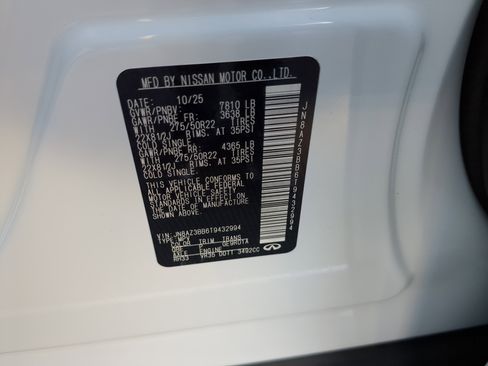 New 2026 INFINITI QX80 Luxe w/ Cargo Package image 36