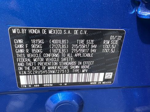 Used 2022 Honda HR-V EX image 33