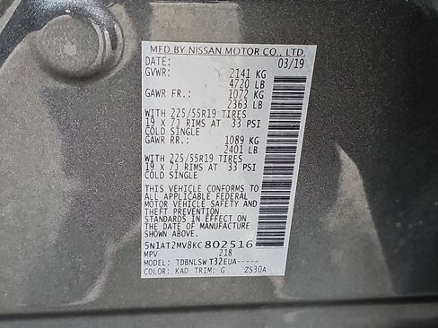 Used 2019 Nissan Rogue SL w/ Premium Package image 31