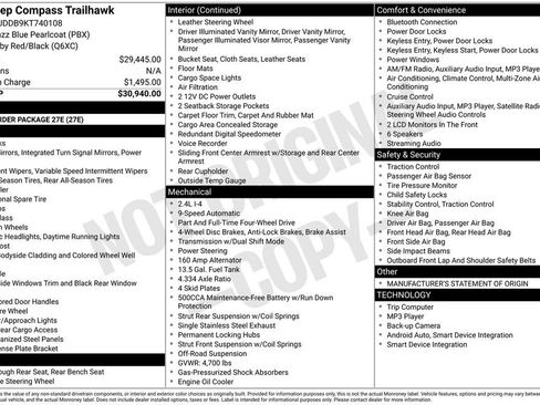 Used 2019 Jeep Compass Trailhawk image 28