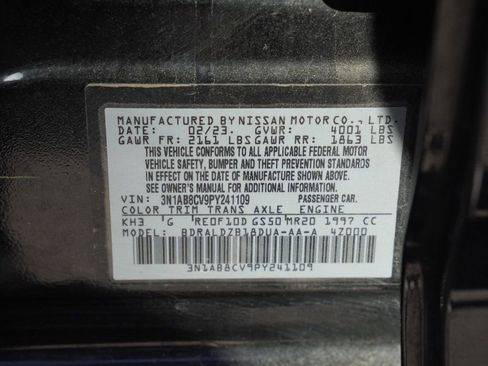 Certified 2023 Nissan Sentra SV image 25