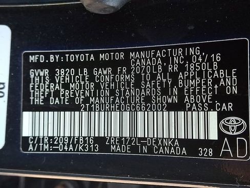 Used 2016 Toyota Corolla LE FWD image 25
