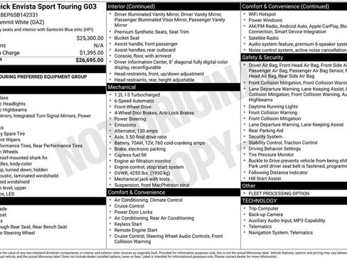 Used 2025 Buick Envista Sport Touring FWD image 21