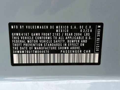 New 2026 Volkswagen Jetta Sport FWD image 24