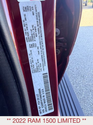 Certified 2022 RAM 1500 Limited AWD/4WD image 30
