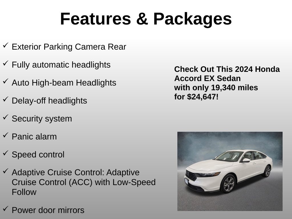 Used 2024 Honda Accord EX image 20