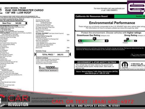 Used 2023 RAM ProMaster 1500 image 4