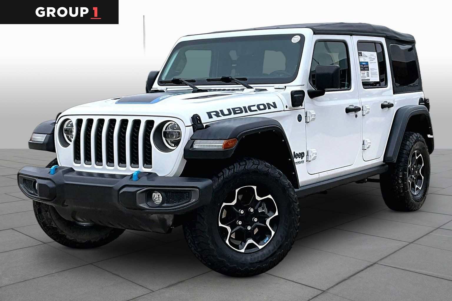 Used 2022 Jeep Wrangler Unlimited Rubicon 4xe w/ Safety Group AWD/4WD image 1