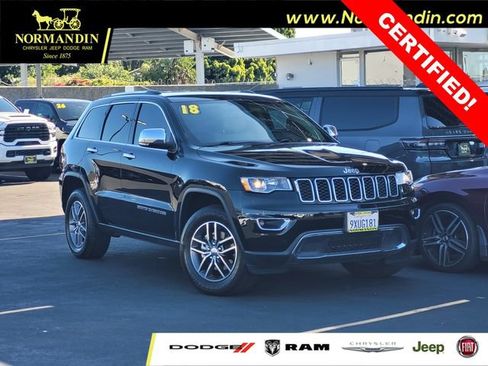 Certified 2018 Jeep Grand Cherokee Limited AWD/4WD image 1