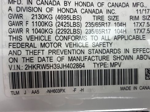 Used 2018 Honda CR-V LX image 25