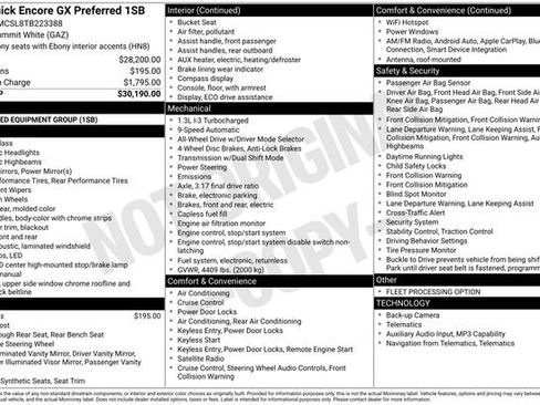 New 2026 Buick Encore GX Preferred AWD/4WD image 2