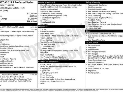 Certified 2026 MAZDA MAZDA3 2.5 S Sedan w/ Preferred Pkg FWD image 2