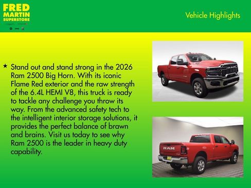 New 2026 RAM 2500 Big Horn image 7